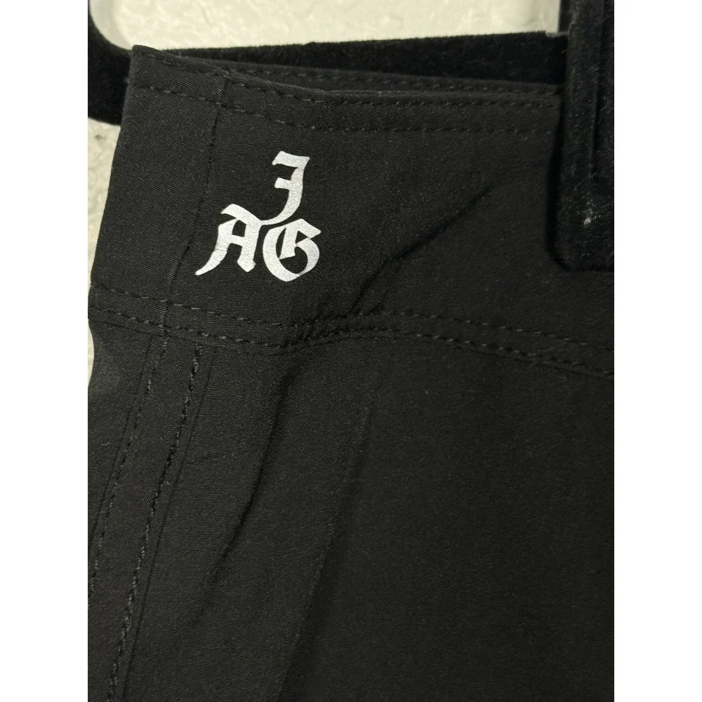 Jamey Crack Skull Men's Swim  Shorts Unisex Size 29 Black‎ Missing Drawstring